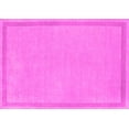 thumbnail image 1 of Ahgly Company Indoor Rectangle Solid Pink Modern Area Rugs, 8' x 10', 1 of 4