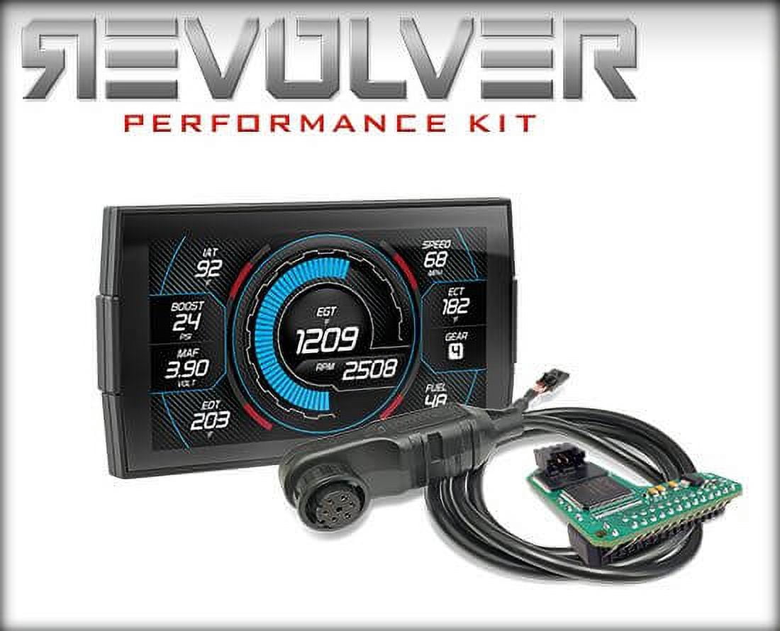 Edge 14105-3 Revolver CTS3 Digital Gauge Monitor & Performance Chip Kit