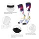 thumbnail image 3 of Fotbe Colorful Bulldog Calcetas Divertidas Estampadas para Hombre y Mujer, Calcetas de Algodón hasta la Rodilla para Caminar, Correr, Enfermería y Embarazo, 3 of 6