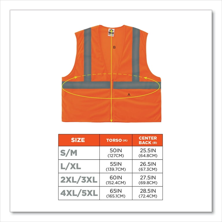 GloWear 8205Z Class 2 Super Economy Mesh Vest, Polyester, Orange, Small/Medium, Ships in 1-3 Business Days GloWear 8205Z Class 2 Super Economy Mesh Vest, Polyester, Orange, Small/Medium, Ships in 1-3 Business Days