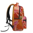 thumbnail image 3 of Balery Orange Flower Psychedelic Mochila Escolar Impresa, Mochila Ligera para Viajes Casual, Mochila Duradera y Cómoda Multifuncional, Mochila para Laptop-One Size, 3 of 5