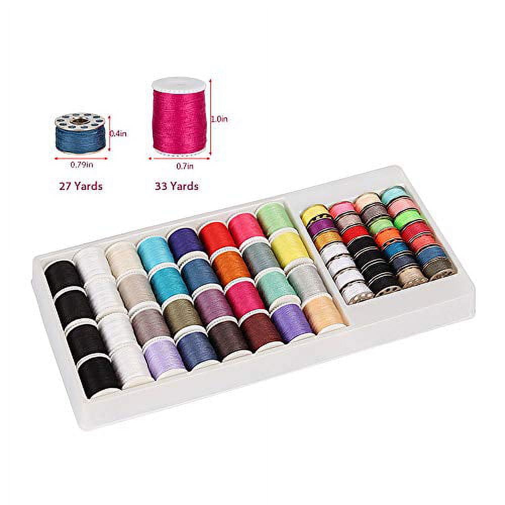NEX Sewing Thread Kit, Mini Spools and Bobbins for Sewing Machine, Hand  Sewing 