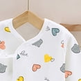 thumbnail image 7 of Gubotare Baby Pajamas Boys Girls Pajamas Sets Cartoon Long Sleeve Blouse Top and Pants Sleepwear Pjs Kids Cute Warm Fall Outfits 0 3 Months (Orange,0-3 Months), 7 of 7