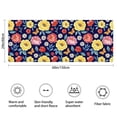 thumbnail image 3 of Pioneer Flower Floral Print Pattern Bathroom Rugs Mat, Non Slip Microfiber Bathroom Rug with Rubber Backing, Soft Mats for Bathroom Floor Tub Shower, 24"x60", 3 of 5