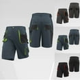 thumbnail image 1 of FRSASU Men's Cargo Shorts Fashionable Color-blocked Multi-pocket Button construction Work Pants Gray, 1 of 9