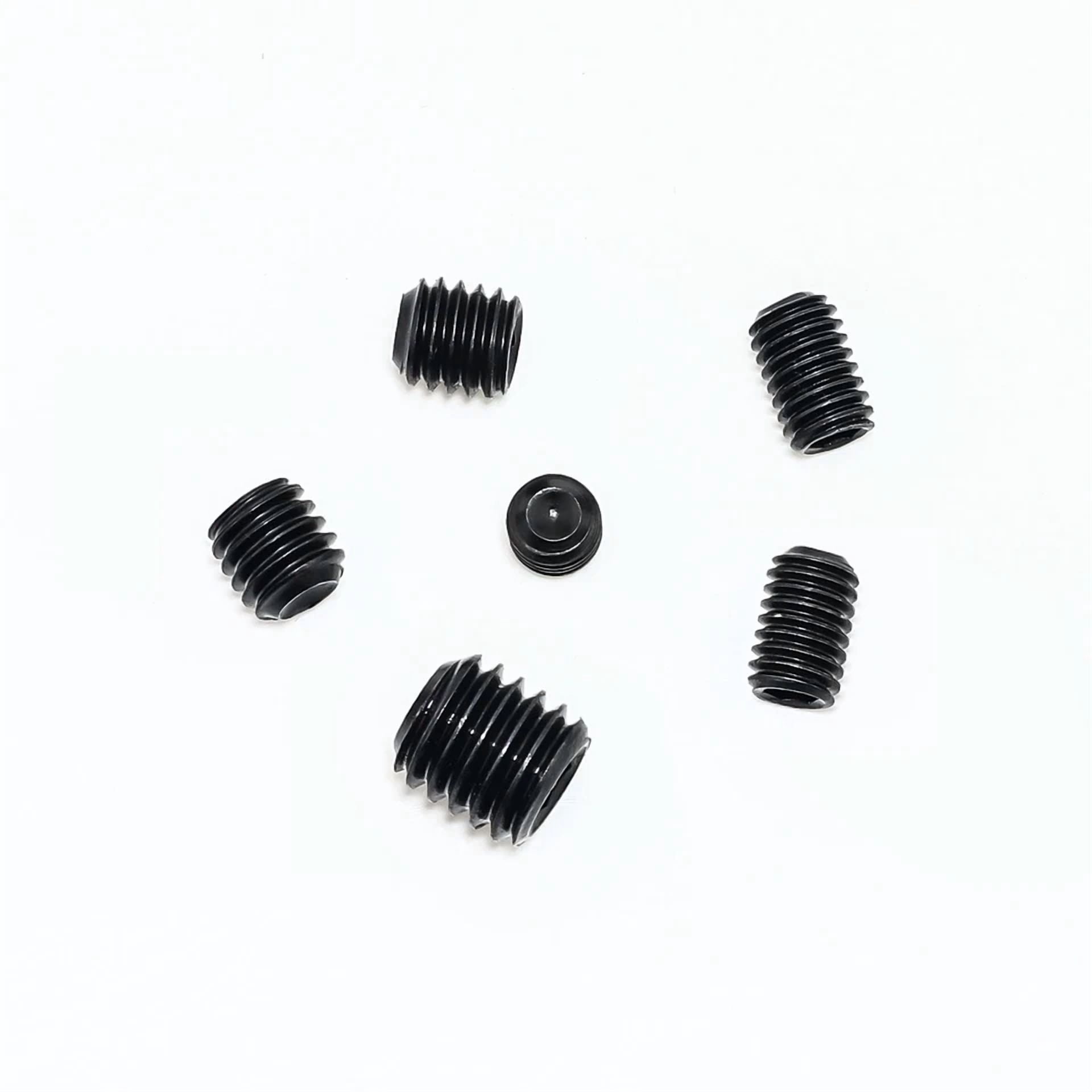 CIRCLE- Sutemribor M3/4/5/6/8 Internal Hex Drive Cup-Point Set Screws Assortment Kit 10