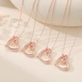 thumbnail image 5 of Turandoss Heart Initial Necklaces for Women Girls Dainty 14K Gold Plated Cubic Zirconia Letter a-z Pendant Jewelry Birthday Teenage Girl Gifts for Little Girls Niece Sister Ages 10-12, 5 of 7