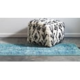 thumbnail image 4 of Rugs.com Fleur Collection Rug – 6 Ft Runner Light Blue Medium-Pile Rug Perfect For Hallways, Entryways, 4 of 9