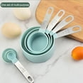thumbnail image 4 of POINTERTECK Kitchen Utensils Set Stainless Steel Handle Nesting Measure Cup Baking Tools Scale Obvious Amount Of Plastic Spoon, 4 of 11