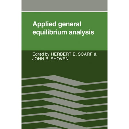 Applied General Equilibrium Analysis (Paperback)