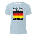 thumbnail image 3 of T-Shirt pour Homme à Imprimé de Lettres Allemandes, Confortable, Estival et Décontracté, en Tissu Extensible, pour l'Intérieur et l'Extérieur, 3 of 6