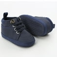 thumbnail image 3 of Eashery Toddler Girls Boys Shoes Breathable Cartoon Shoes White Baby Shoes Dark Blue 12, 3 of 4