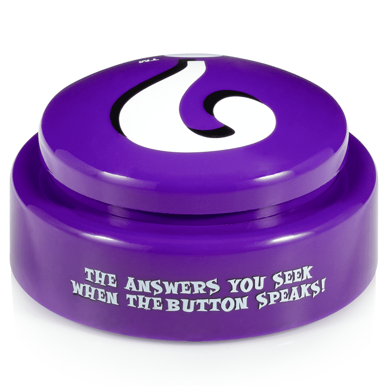 Mystic Moai Fortune Teller - Ask A YES Or NO Question, Push Button For Answer, 100+ Funny Lines