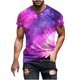 thumbnail image 1 of Camiseta Casual de Impresión Del Cielo de los Hombres, Cuello Redondo de Manga Corta para la Playa Y el Uso Diario, Camiseta de Verano Elástica para el Ocio Y la Fiesta, 1 of 5