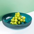 thumbnail image 3 of Frutero de diseño elegante, frutero de plástico apto para uso alimentario, fruteros muy duraderos, color verde, 3 of 4