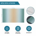 thumbnail image 6 of Teal Ombre Placemats Set of 8, Modern Yellow Gradient Farmhouse Art Placemats for Dining Table, Place Mats for Kitchen Tabletop, Waterproof Wipeable Dining Table Mats Set, 6 of 9