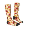 thumbnail image 3 of Balery Cups Of Tea Fun Novelty Socks Men'S Women'S Crew Socks Funny Crazy Novelty Socks Quirky And Cool Socks, 3 of 9