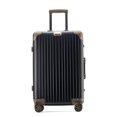 thumbnail image 1 of Aluma Aurea Bagage à Main Léger de 20 Pouces à Coque Rigide avec Roues, Serrure TSA, Valise Extensible, Approuvé par les Compagnies Aériennes (Noir Or), 1 of 1