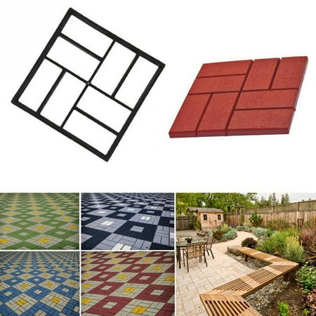 Cobblestone Concrete Mold - Costyle DIY Pathmate Stone Mold Paving Concrete Stepping Stone Mould Pavement Paver