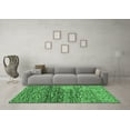 thumbnail image 3 of Ahgly Company Indoor Rectangle Abstract Emerald Green Contemporary Area Rugs, 5' x 8', 3 of 4