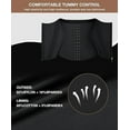 thumbnail image 6 of EHIW Waist Trainer for Women Latex Underbust Waist Cincher Corset Sport Girdle Hourglass Body Shaper , 3XL, 6 of 7
