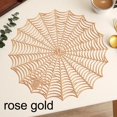 thumbnail image 3 of Lace Spider Web Tablecloth for Halloween Round Table Decoration 15 Inch, 3 of 9