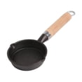 thumbnail image 6 of Reheyre Breakfast Pot with Wooden Handle Double Ear Iron Egg Steak Flat Frying Pan Household Cookware for Dining Room, 6 of 8