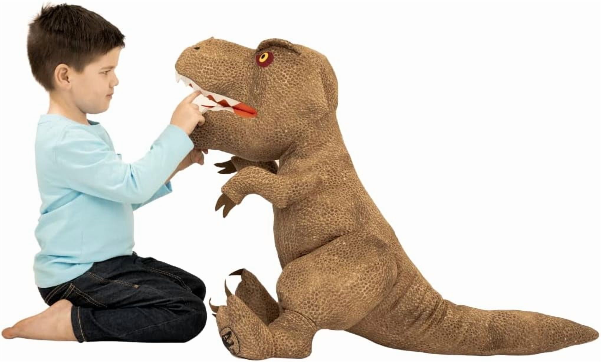 Jurassic World T-Rex Shaped Oversized Cuddle Pillow 47 Inches Kids Bedding Super Soft Plush Doll For age 3 Years and Up