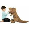 thumbnail image 2 of Jurassic World T-Rex Shaped Oversized Cuddle Pillow 47 Inches Kids Bedding Super Soft Plush Doll For age 3 Years and Up, 2 of 5