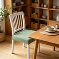 thumbnail image 5 of 2 Pcs Stretch Chair Seat Covers Waterproof, Elastic Dining Room Chair Slipcovers Washable, Knit Pattern Upholstery Pad Cover for Home Kitchen Hotel, Tear Resistant Furniture Protector, 5 of 6