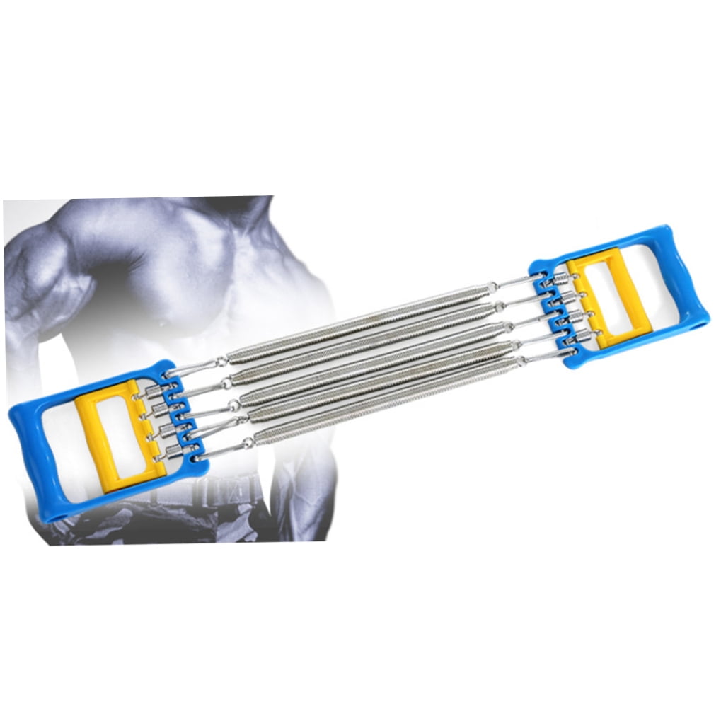 LULULION Dual Purpose Chest Expander for Shoulder and Arm Strengthening with Detachable Springs