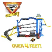 Monster Jam Garage and Storage with Exclusive Grave Digger Monster Truck, Lights & Sounds, Kids Motor Vehicle Playset for Boys and Girls Ages 3 and up