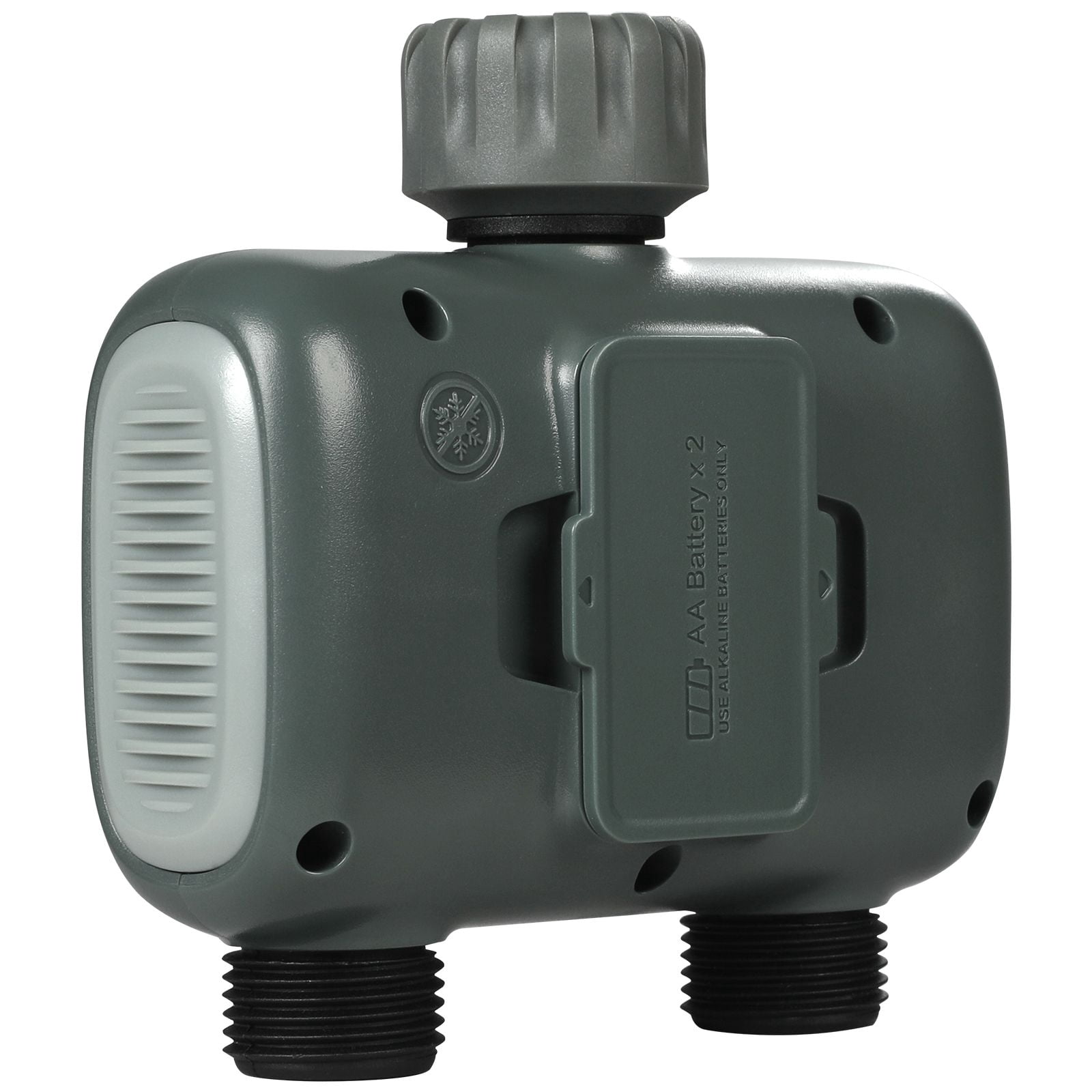 Smart WiFi Sprinkler Timer 2.4GHz Bluetooth App Control, Automatic Watering Schedule Programmable, Irrigation Timer for Garden Lawn Yard Plants