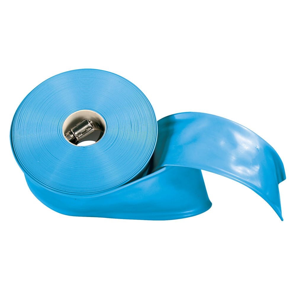 Mainstays 50' Pool Backwash Hose with Stainless Steel Clamp - 6" x 2.65" x 6", Mainstays Pool Backwash Hose