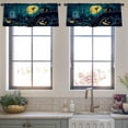 thumbnail image 4 of LALILO Kitchen Curtain Valance Vietnam Ancient Seaside Fishing Rod Pocket Window Curtain 52"x 18" Set of 2, 4 of 7