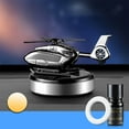 thumbnail image 4 of Solar Powered Car Air Helicopter Aromatherapy Diffuser Rotating Fragrance Automotive Interior Decoration Oil Purifier, 4 of 4