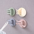 thumbnail image 3 of Gancho para puerta de cocina Colgador autoadhesivo Herramientas montadas en la pared Soporte para el hogar ajustable sin perforaciones Accesorios para llave de ropa Gris y 10 piezas Inevent HA009845-05, 3 of 7