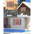 thumbnail image 4 of 4th of July Outdoor TV Cover 60 to 65 Inch Waterproof, Independence Day Star Botanical Red Striped Rustic 600D Oxford TV Covers with Zipper, Outside Flat TV Screen Protector 58"Wx37"Hx4.5"D, 4 of 7