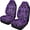 Damask Pattern, variant on XYZCANDO Skull Rose Car Seat Covers Stretchy Cloth Soft Automobile Seat Cover Interior car Front Seats, Easy to Install All Seasons Use SUV Sedan