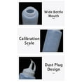 thumbnail image 4 of Leakproof Kitchen Squeeze Bottles with Measurement Markings - BPA-Free, Dishwasher-Safe Condiment Dispenser for Cooking, Baking, Grilling - 2 Sizes w/ Interchangeable Lids for Oils, Sauces, Syrups, 4 of 7