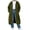 .Army Green, variant on Agkizg Girls Double Zip Mid Length Coat Hooded Winter Overcoat with Pockets Solid Color Warm Casual Outerwear