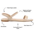 thumbnail image 6 of Journee Collection Womens Karren Tru Comfort Foam Pull On Sling Back Flat Sandals, 6 of 7