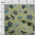 thumbnail image 2 of oneOone Cotton Cambric Dusty Green Fabric Sea Sewing Material Print Fabric By The Yard 42 Inch Wide, 2 of 4