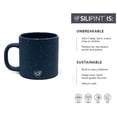thumbnail image 2 of 2 Pack 16oz Silicone Coffee Mug, Speckled Blue, 2 of 9