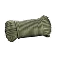thumbnail image 1 of Cuerda de paracaídas multiusos hebras de 650 lb 0 pies (31 metros) de 4 mm para viajes de campamento, cuerda de fijación de tiendas de camp Ejercito verde, 1 of 9