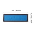 thumbnail image 2 of Luxshiny LED Pin Display LED Name Tag Rechargeable Blue PVC 1 Set for Trade Show, 2 of 8
