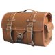 thumbnail image 3 of Bolsa de cola de motocicleta genérica Bolsa de almacenamiento retro de Zipe Multifuncional Marrón, 3 of 8