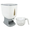 thumbnail image 2 of Dispensador De Arroz De 10kg Con Vaso Medidor, Transparente Para El Hogar, Material PP, Capacidad De 10kg, Caja De Almacenamiento Multifuncional, 2 of 7