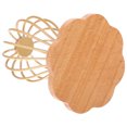 thumbnail image 2 of MOVTOTOP Wood Miniature End Table for Decor Craft Multi Color Wood Metal Tiny House Furniture 2.5x2.5x2.5 Inch, 2 of 7