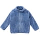 thumbnail image 2 of Chaqueta de abrigo abrigada con cremallera y bolsillo a prueba de viento de color sólido para niños pequeños y niñas de hoksml en liquidación, 2 of 8